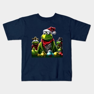 A Muppet Christmas Tale :Kermit's Jolly Yuletide Kids T-Shirt